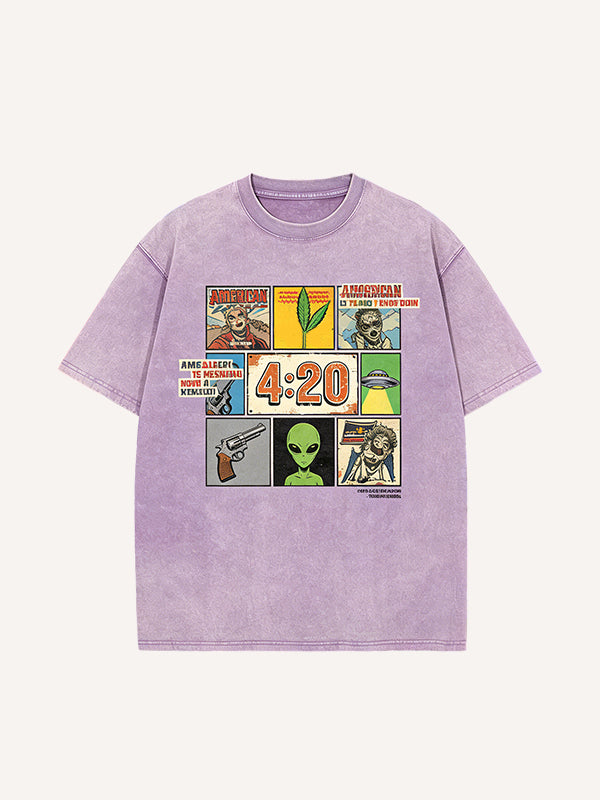 Alien Special Weapon Print Short Sleeve