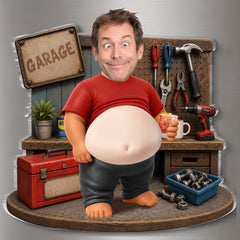Garage Legend at Work– Personalized Father's Day Funny Gifts For Dad, Grandpa