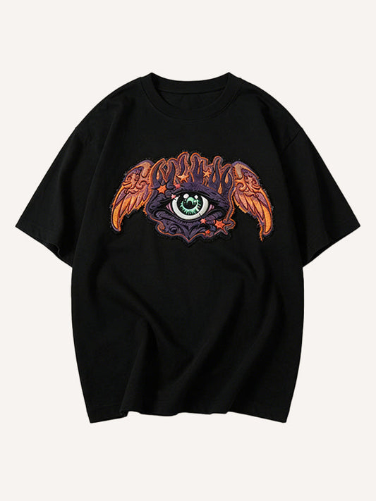 Eye of the Prophet Comfortable & Breathable Printed Short Sleev