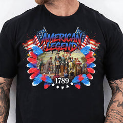 Personalized "Spirit of 76" America 250th Anniversary Shirt - Custom Name Patriotic Commemorative Apparel