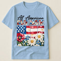 All American Dog Mom- Personalized Shirt