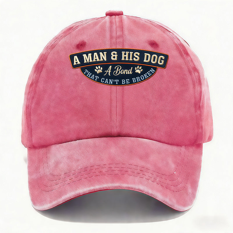 A MAN & HIS DOG Cap