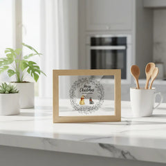 Merry christmas Wooden Framed