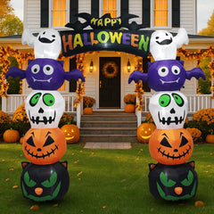 8.2 ft inflatable pumpkin archway - product photo 6 of 6