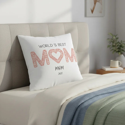 Spun Polyester Square Pillowcase