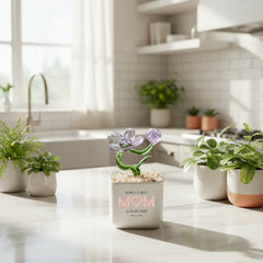 Crystal Glass Phalaenopsis Ornament