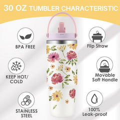 "Mama" Floral Aesthetic Coffee Mug - Elegant Mother's Day Gift