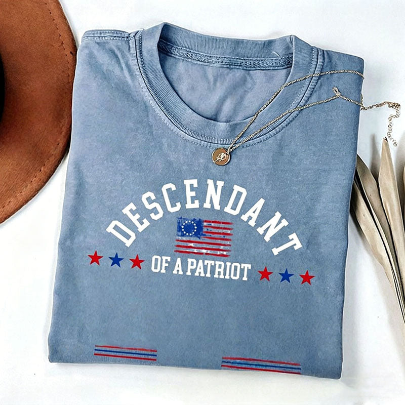Personalized Descendant of a Patriot TShirt, Daughters of the American Revolution, Sons of the American Revolution Shirt