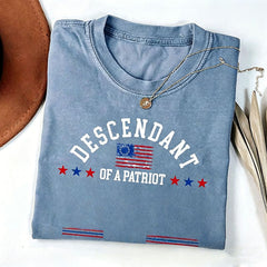 Personalized Descendant of a Patriot TShirt, Daughters of the American Revolution, Sons of the American Revolution Shirt