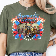 Personalized "Spirit of 76" America 250th Anniversary Shirt - Custom Name Patriotic Commemorative Apparel