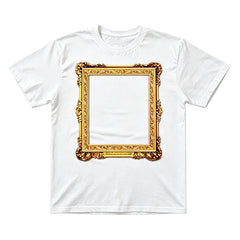 Custom DIY Photo Print T-Shirt - Personalized Name & Message Tee, Memorable Gift for Classmates