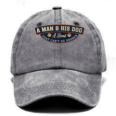 A MAN & HIS DOG Cap
