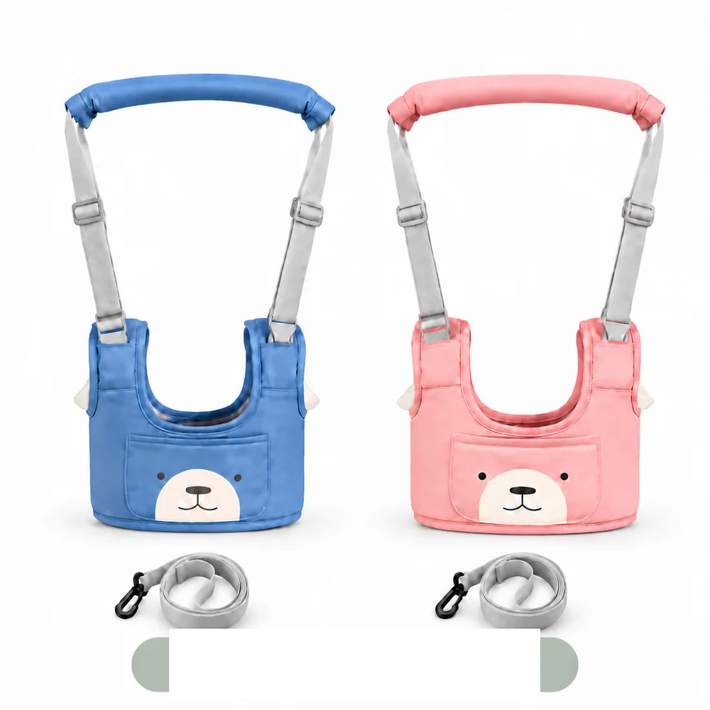 Baby walking harness - pink and blue colors 4 of 6