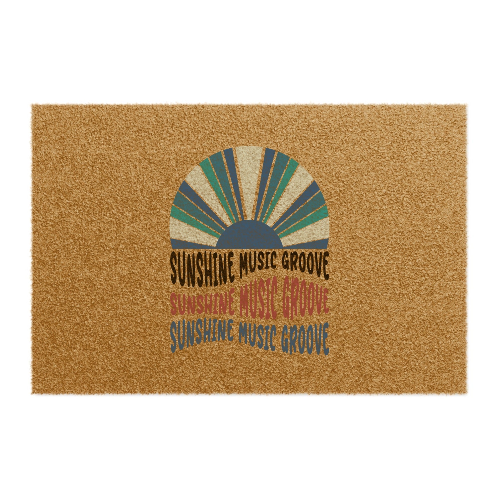 Sunshine Music Groove Doormat