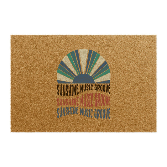 Sunshine Music Groove Doormat