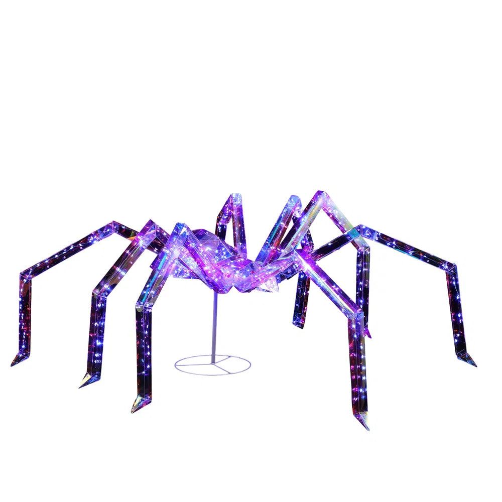 3 ft light-up iridescent spider - product photo 6 of 6