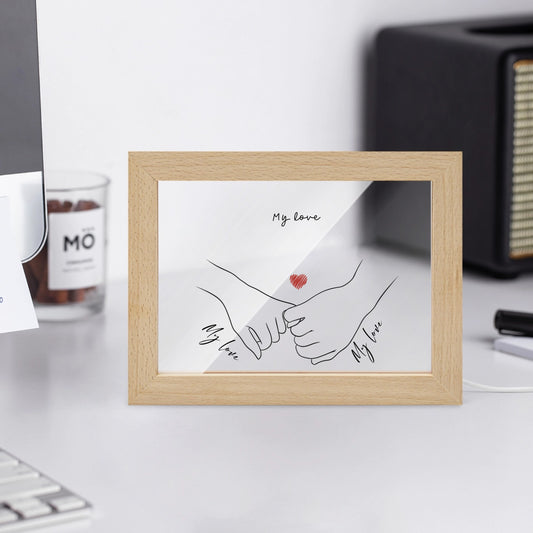 My love Wooden Framed