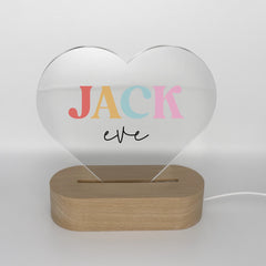 Colorful Name Acrylic Plaque