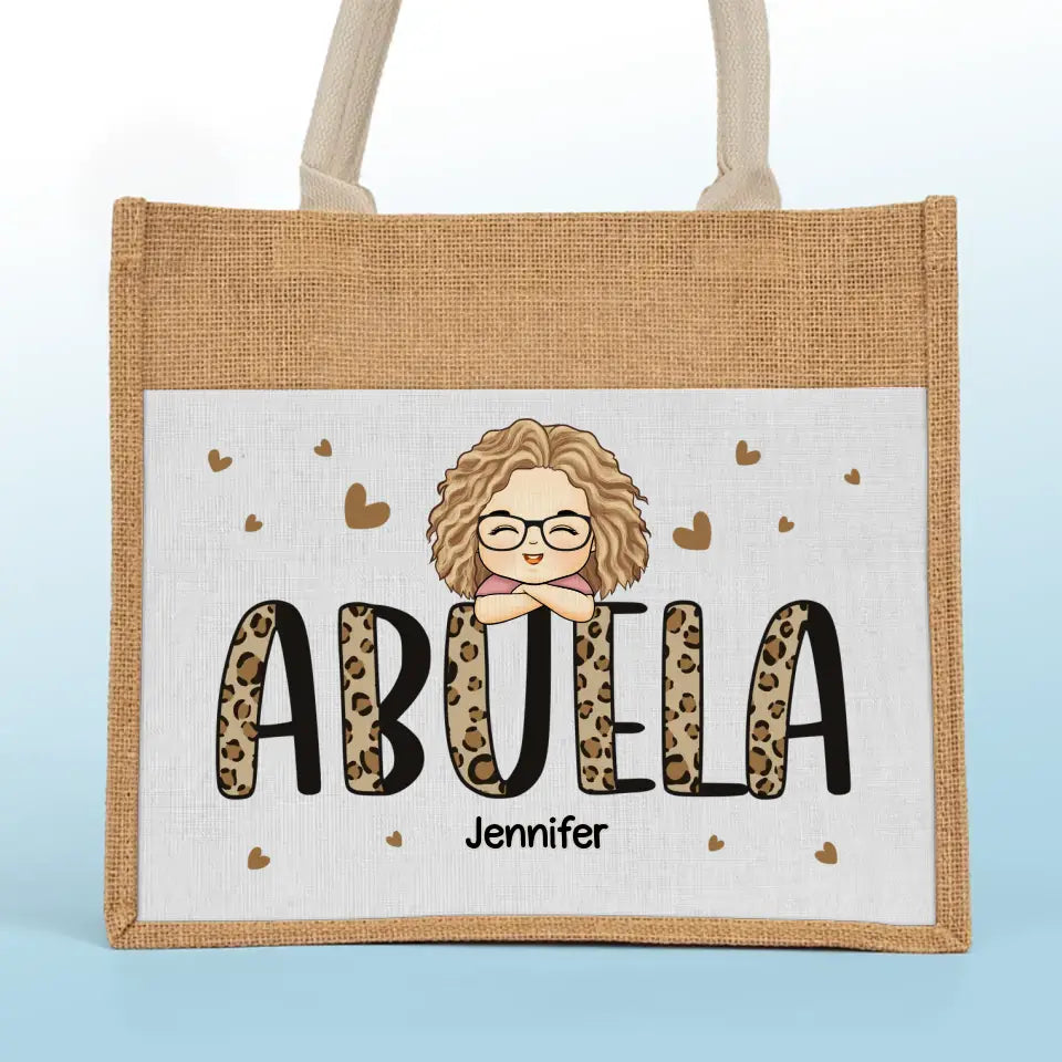 I'm A Professional Mama - Family Personalized Custom Tote Gift Bags, Jute Tote Bags, Beach Bags - Gift For Mom, Grandma
