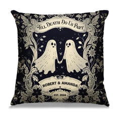 Hanging With My Boo - Couple Personalized Custom Pillow - Halloween Gift For Husband Wife, Anniversary