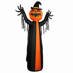 10 ft inflatable pumpkin ghost with cape 10 Ft