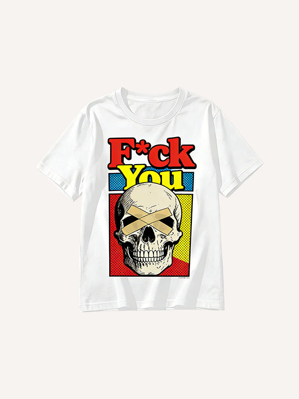 Don't Show Respect to Those You Dislike Printed Short Sleeve