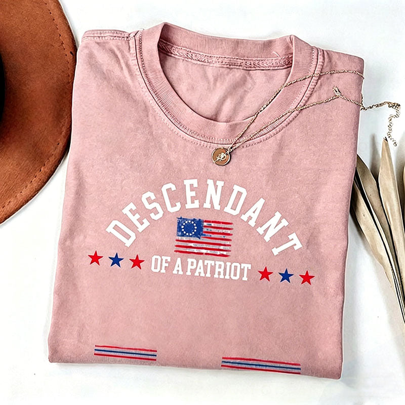 Personalized Descendant of a Patriot TShirt, Daughters of the American Revolution, Sons of the American Revolution Shirt