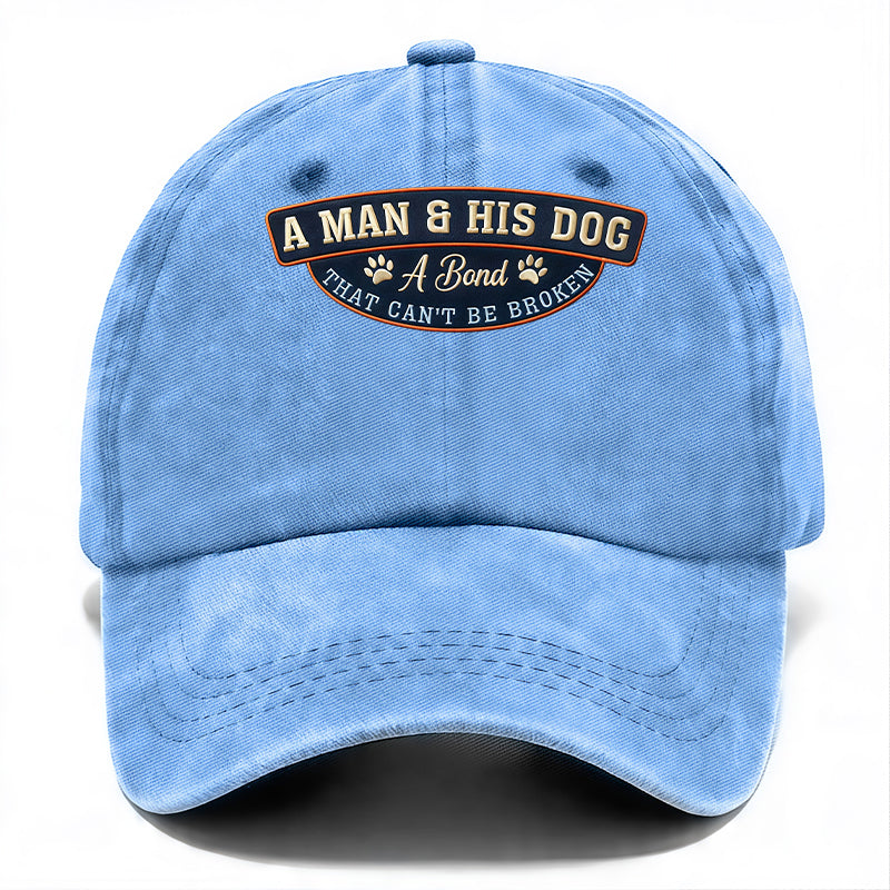 A MAN & HIS DOG Cap