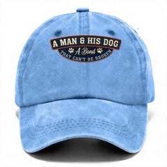 A MAN & HIS DOG Cap