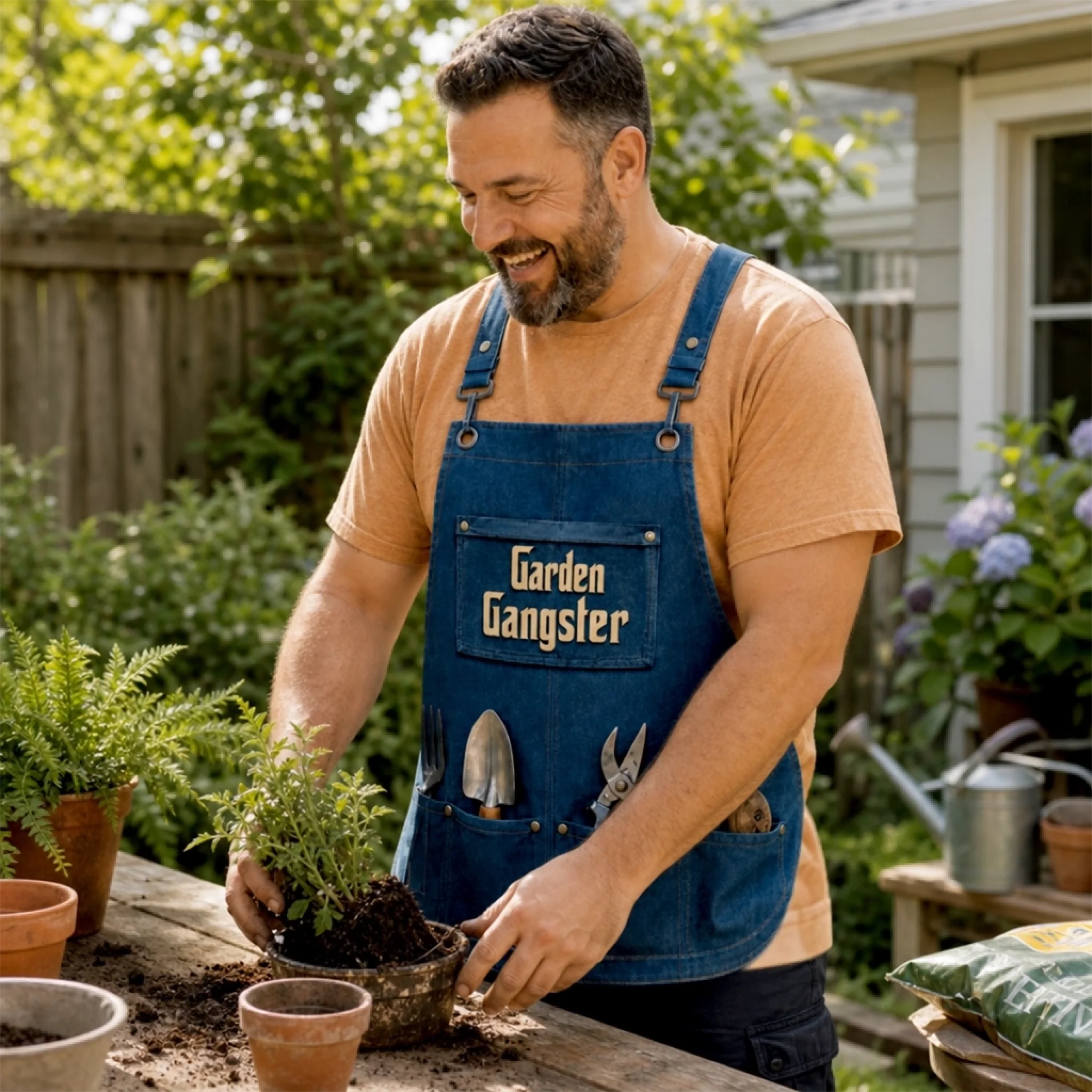 Custom Funny T-shirt - Personalized Birthday Garden Gifts For Gardeners, Husband, Son, Grandson, Yourself - Garden Life