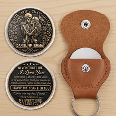 Custom Skeleton Pocket Hug - Personalized Halloween Anniversary Wedding Gifts For Husband And Wife, Him And Her - Till Death And Beyond
