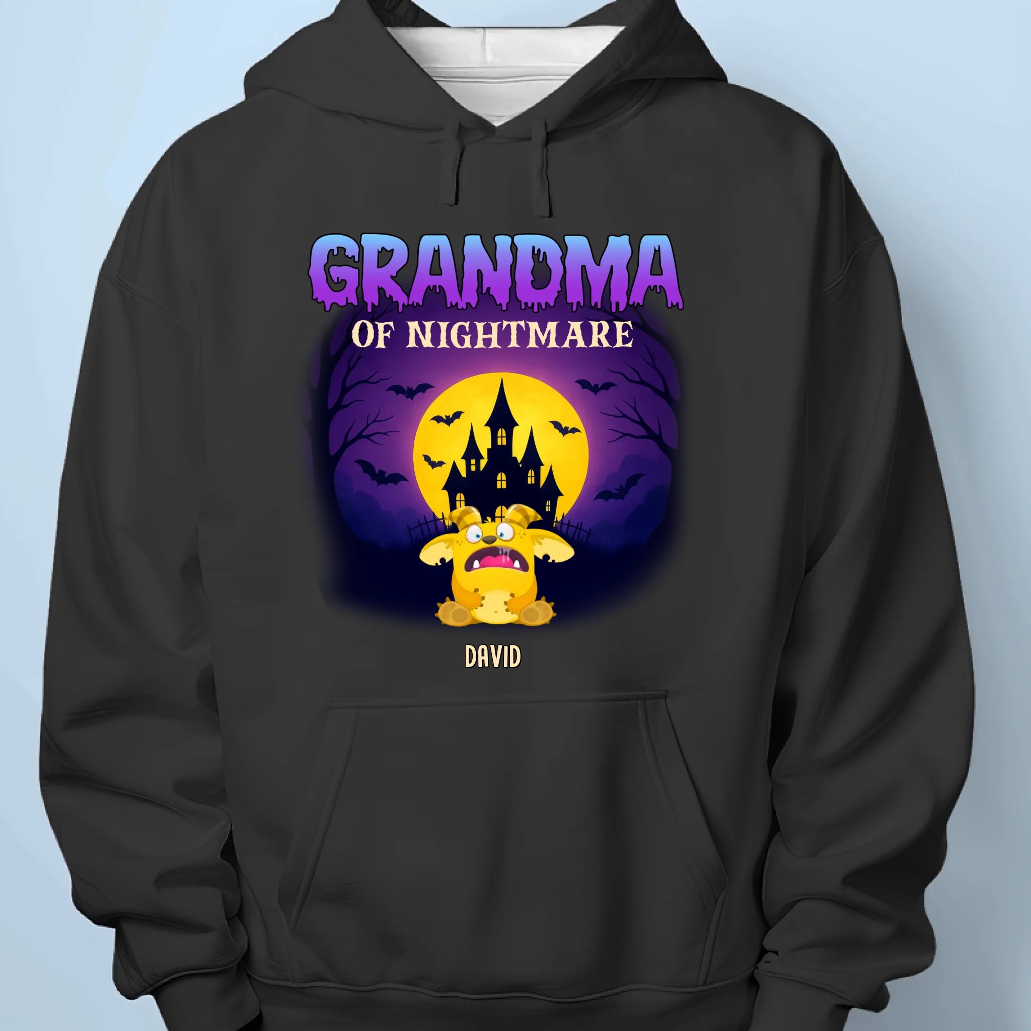 Custom Unisex T-shirt, Premium T-shirt, Hoodie - Personalized Halloween Birthday Gifts For Mom, Grandma - Spooky Smiles In Every Corner