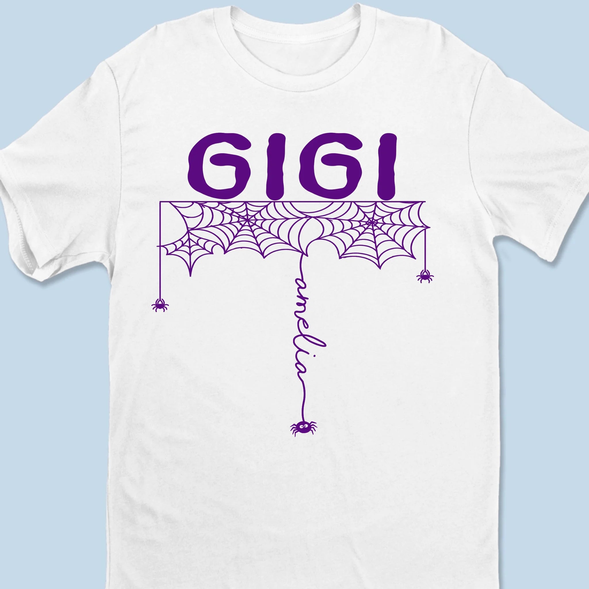 Custom Spider T-shirt, Hoodie - Personalized Halloween Birthday Gifts For Mom, Grandma - Our Little Web Crew