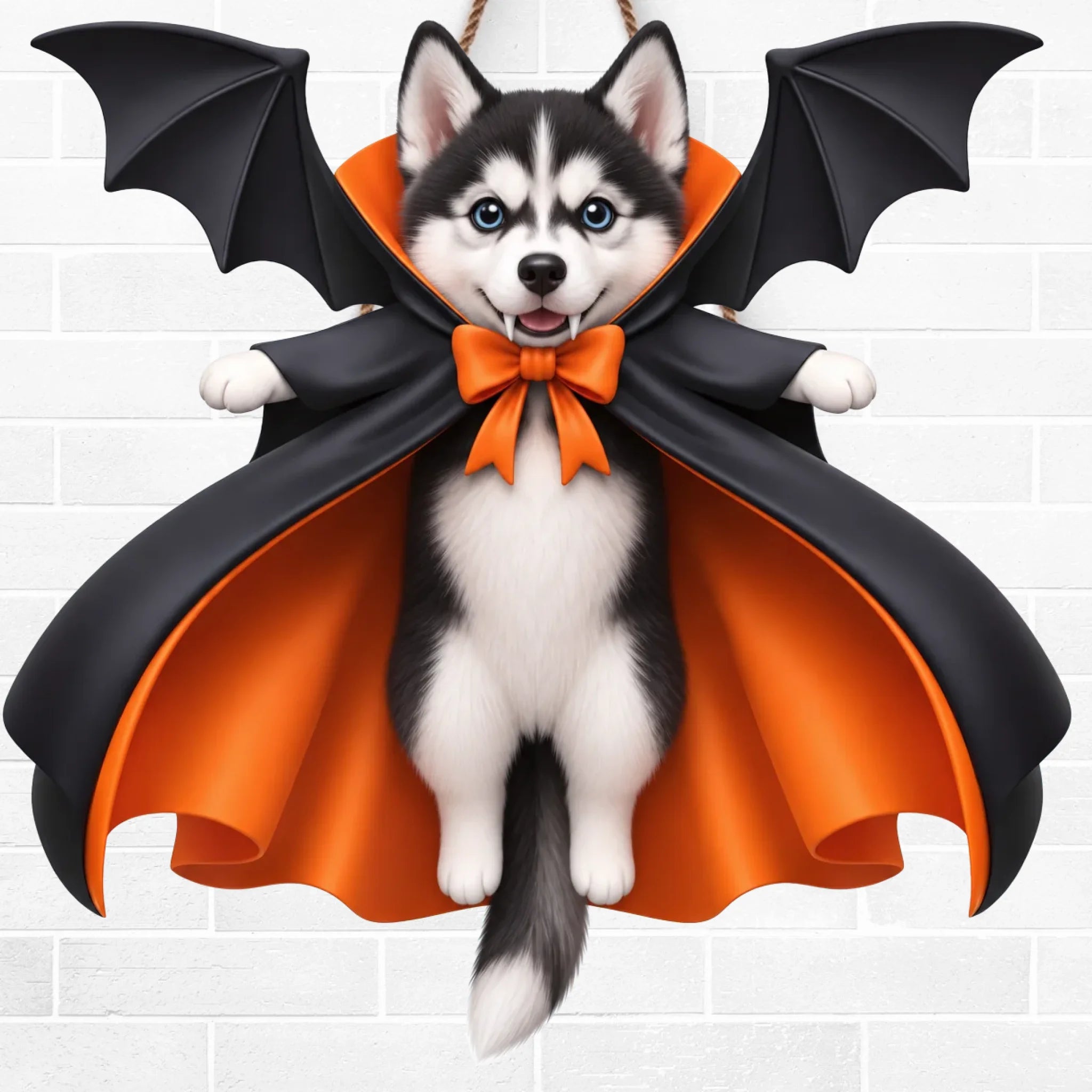 Custom Photo Wood Sign - Personalized Halloween Birthday Gifts For Dog Cat Lovers, Dog Dad And Mom, Cat Owners - Spooky Bat Pet Magic