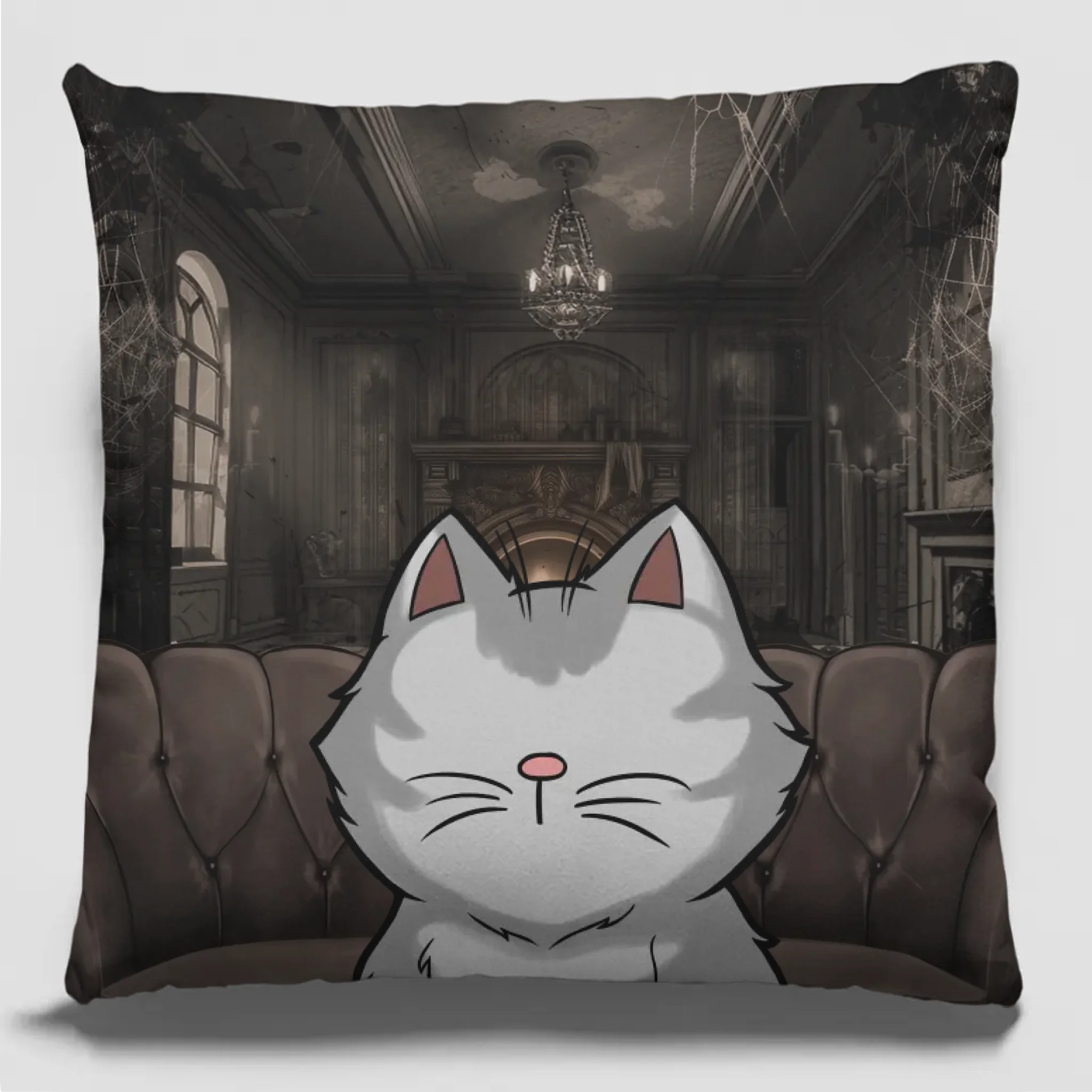 We Rule The House - Cat Personalized Custom Pillow - Halloween Gift For Pet Owners, Pet Lovers