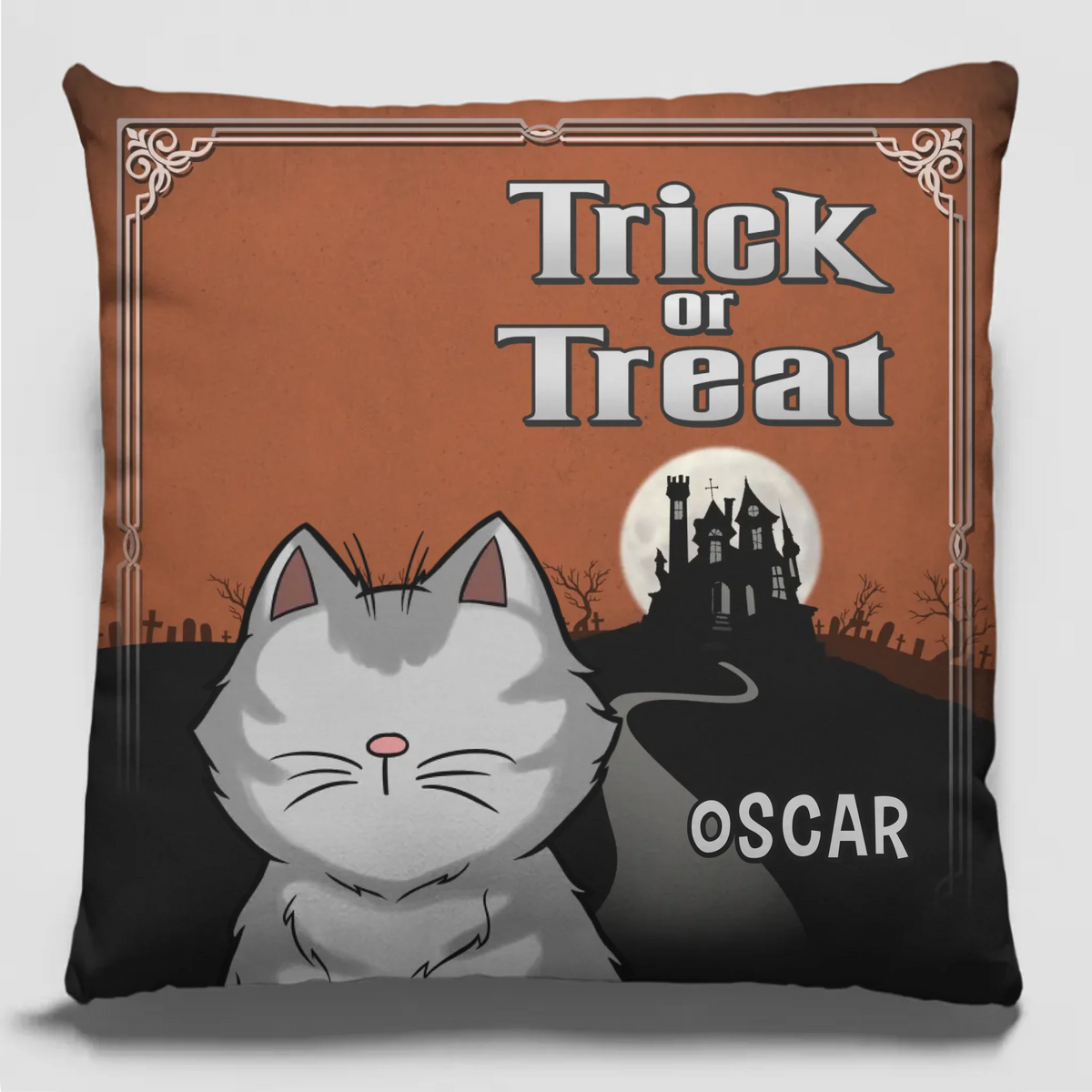 You Better Know Who Rule The House - Cat Personalized Custom Pillow - Halloween Gift For Pet Owners, Pet Lovers