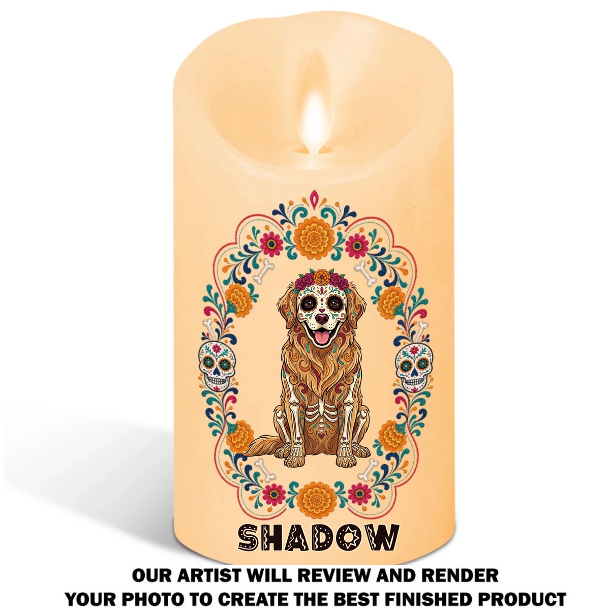 Led candle 1 mặt