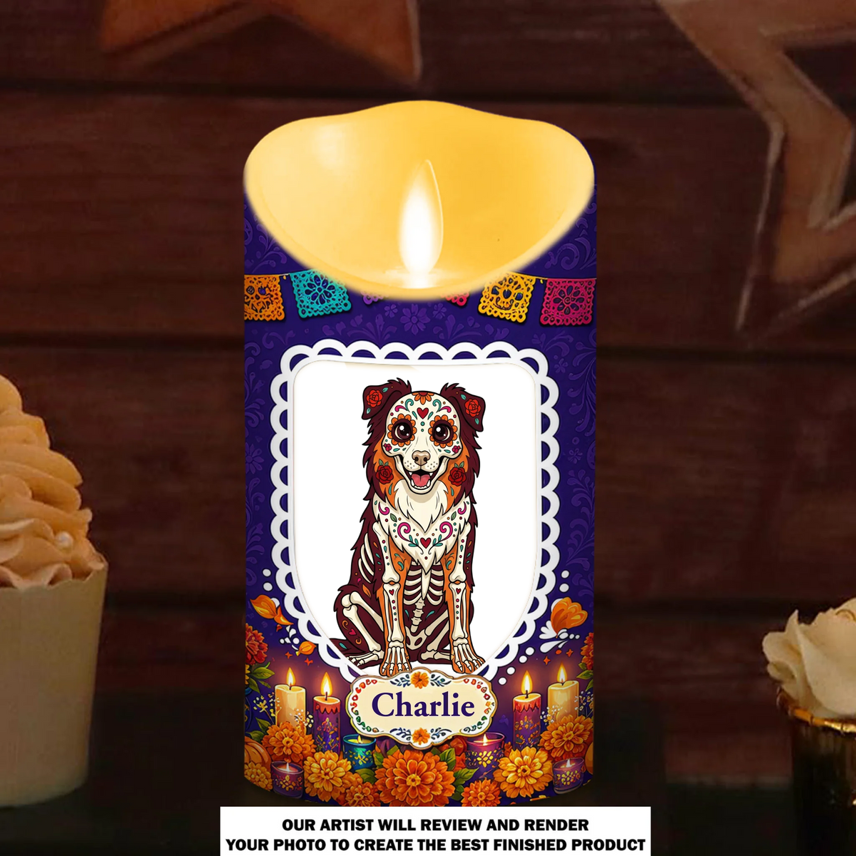 Led candle 1 mặt