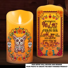 Led candle 2 mặt
