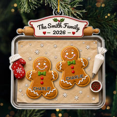 Custom Acrylic Ornament - Personalized Christmas Birthday Gifts For Mom, Dad, Brother, Sister - Sweetest Family In The World
