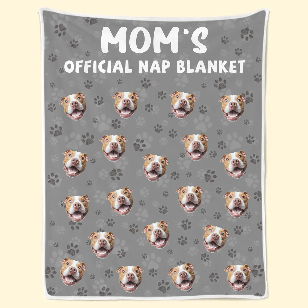 Custom Photo Official Nap Blanket - Dog & Cat Personalized Custom Blanket - Gift For Pet Owners, Pet Lovers