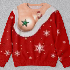 Custom Funny Ugly Sweatshirt - Personalized Christmas Birthday Gifts For Husband, Son, Grandson, Brother, Grandpa, Dad, Yourself - Merry And Slightly Unhinged