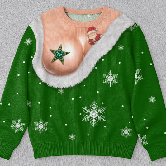 Custom Funny Ugly Sweatshirt - Personalized Christmas Birthday Gifts For Wife, Daughter, Besties, Sisters, Granddaughter, Grandma, Mom, Yourself - Cute Enough To Be Ugly