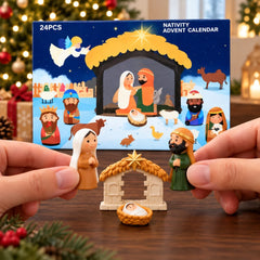 Custom Nativity Christmas Countdown - Personalized Nativity Advent Calendar