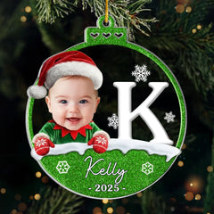 Custom Photo Acrylic Ornament - Personalized Christmas Birthday Gifts For Kids - Joy To My Little Star