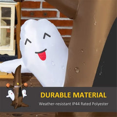 Cute ghost tree Halloween inflatable with LED - product photo 3 of 6