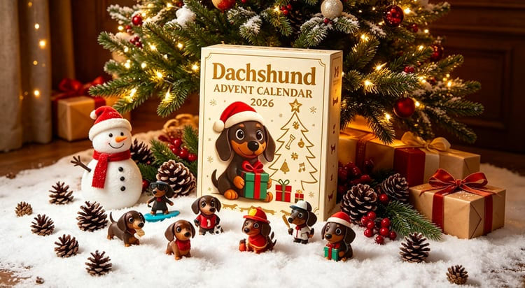 Complete dachshund countdown collection by Christmas Eve