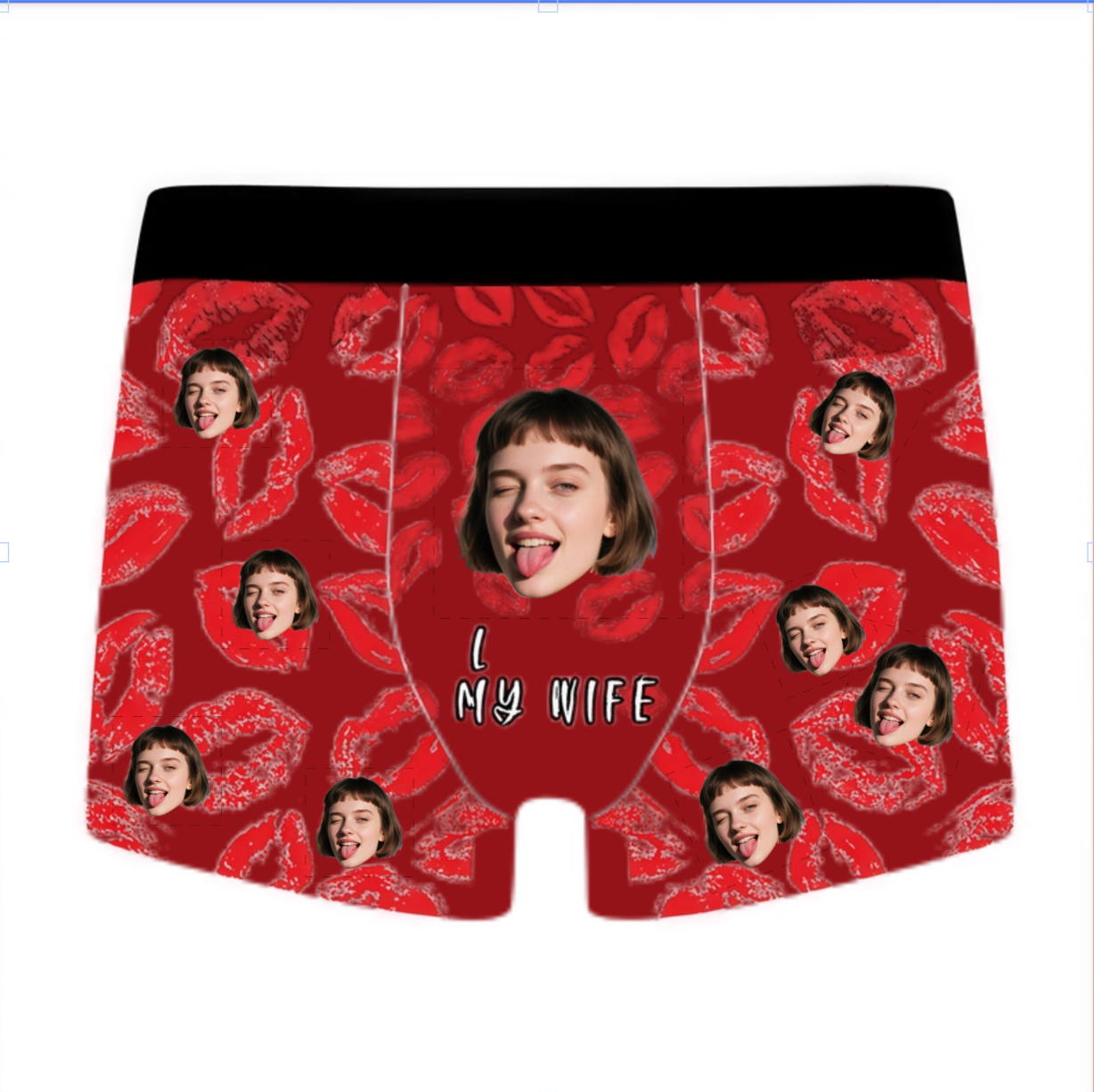 Custom Multi-Photo Grid Boxer Briefs – Personalized All-Over Print Family Picture Men's Underwear – Unique DIY Father's Day or Birthday Gag Gift