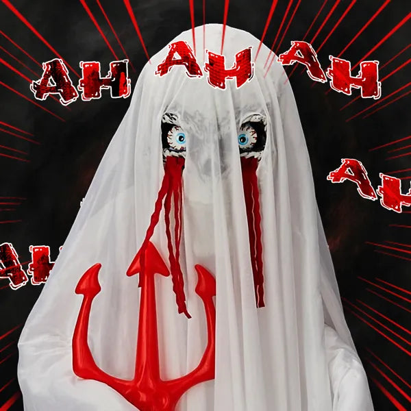 4.3 ft animatronic ghost with trident - product photo 11 of 15