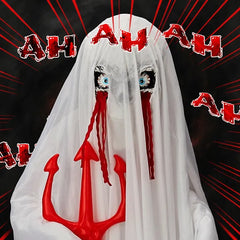 4.3 ft animatronic ghost with trident - product photo 11 of 15